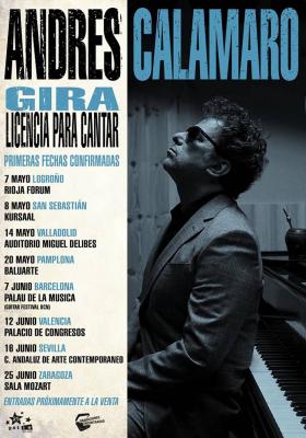 2 entradas Andres calamaro concierto Barcelona